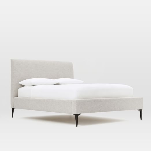 Andes Deco Upholstered Bed- king - Image 0