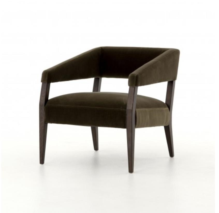Lyssa Chair, Dark Olive - Image 0