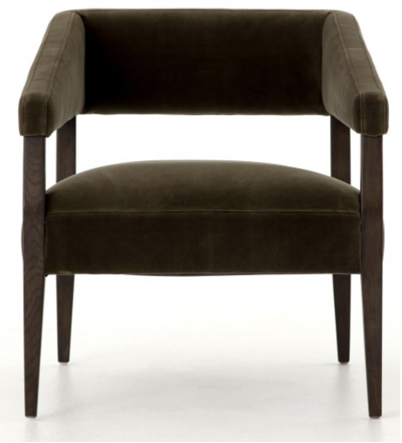 Lyssa Chair, Dark Olive - Image 1