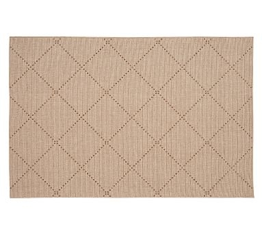 Kimmy Handwoven Outdoor Rug, 8 x 10', Natural/Earth - Image 1