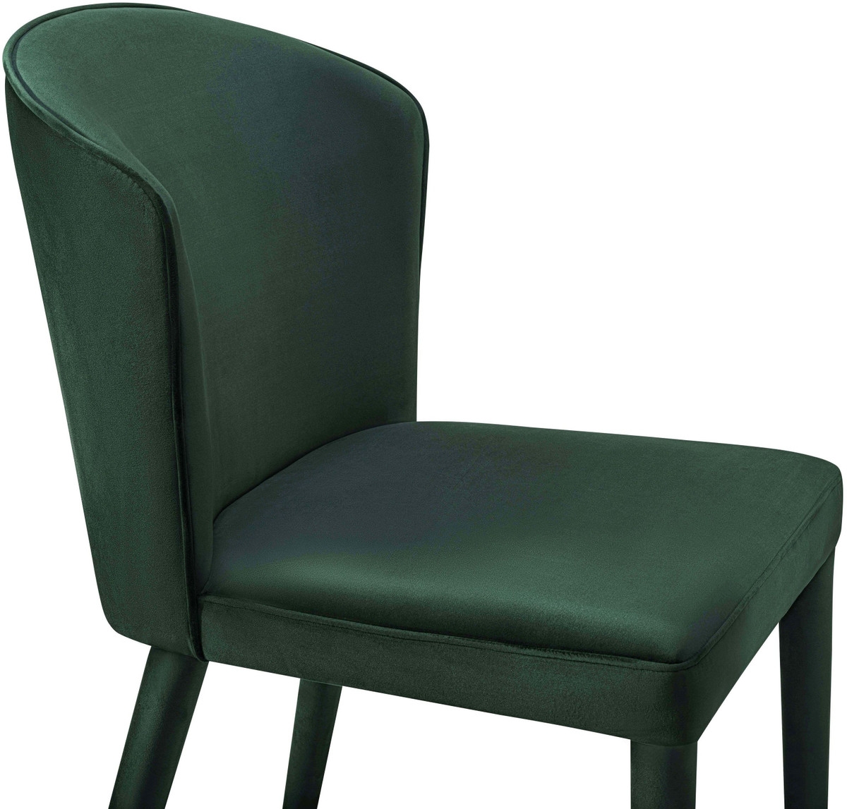 Metropolitan Forest Green Velvet Chair - Image 3
