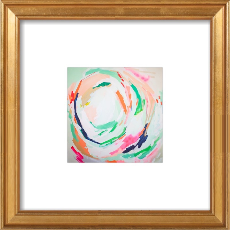 Amy Artwork - 8X8- Gold  frame - Image 0