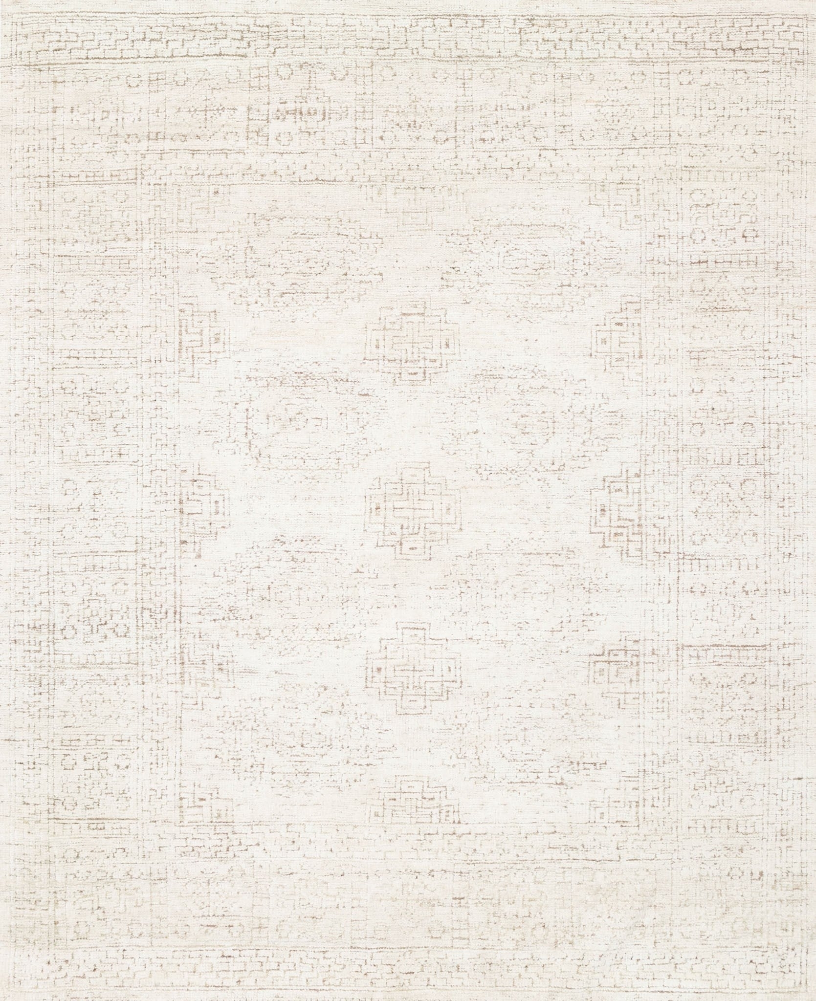 Loloi Vestige White / Natural 6'-0" x 9'-0" - Image 0