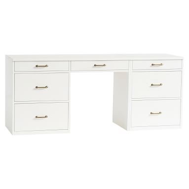 Waverly Desk + Chest Set, Water-Based Simply White - Image 1