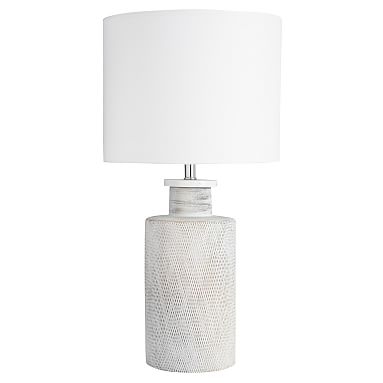 Textured Ceramic Table Lamp - Image 0