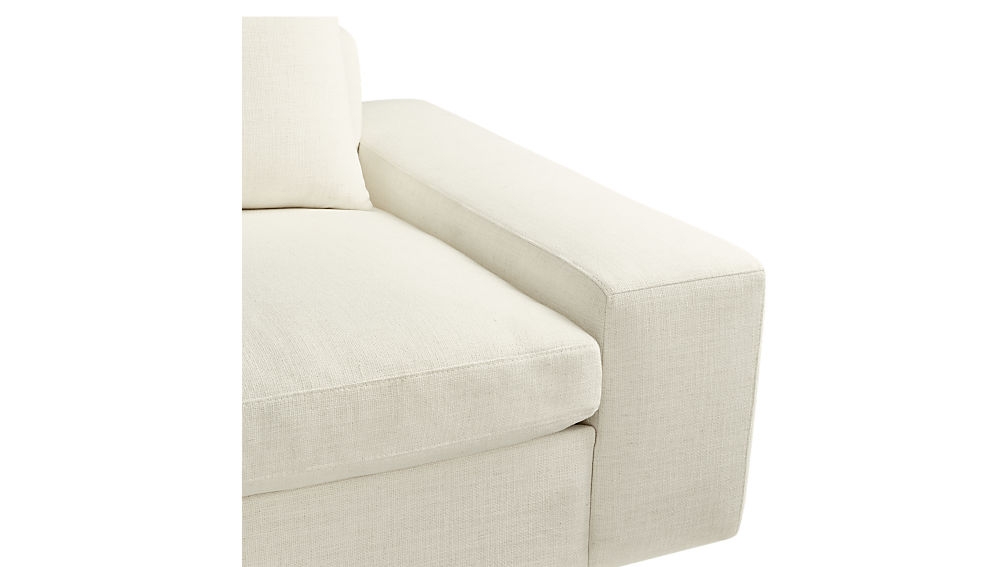 arlo 3-piece iron snow wide arm sectional sofa - Image 3