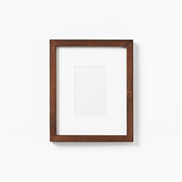 Gallery Frames, Dark Walnut, 4"x6", 8x10 w/o mat - Image 1