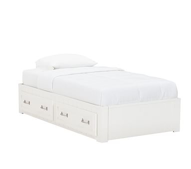 Belden Twin Bed, Simply White - Image 0