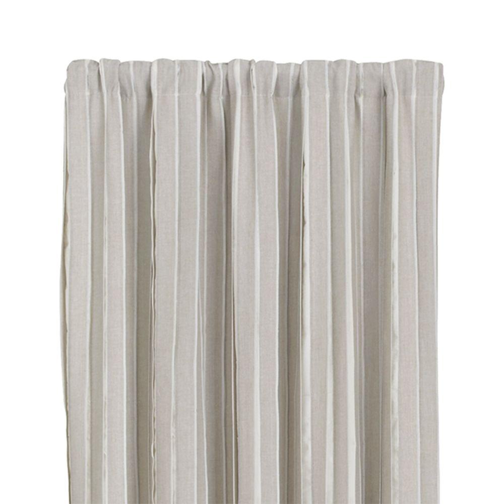 Kendal Natural 50"x96" Curtain Panel - Image 0