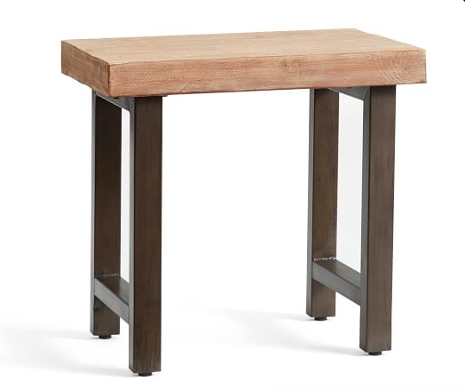 Griffin Reclaimed Wood Side Table - Image 0