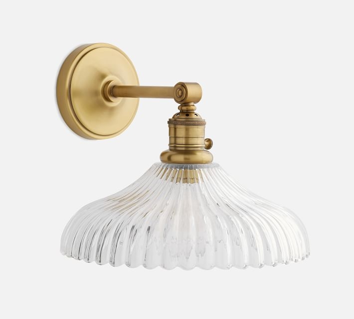 PB Classic Fluted Glass Sconce - Image 0