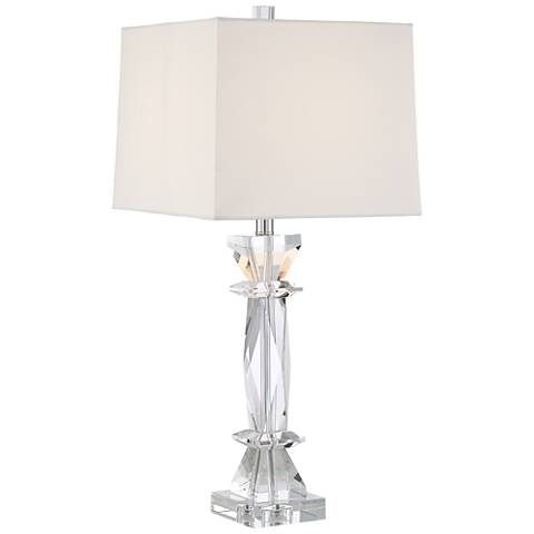 Irene Clear Crystal Table Lamp - Image 0