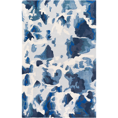 "Geology Lillian Hand-Tufted Blue Area Rug" - Image 0