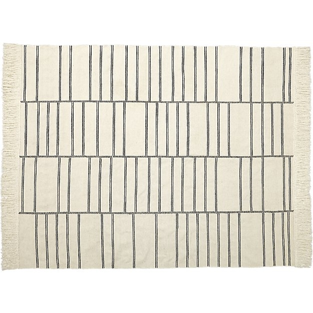 eaton ivory geometric rug, 8'x 10' - Image 0