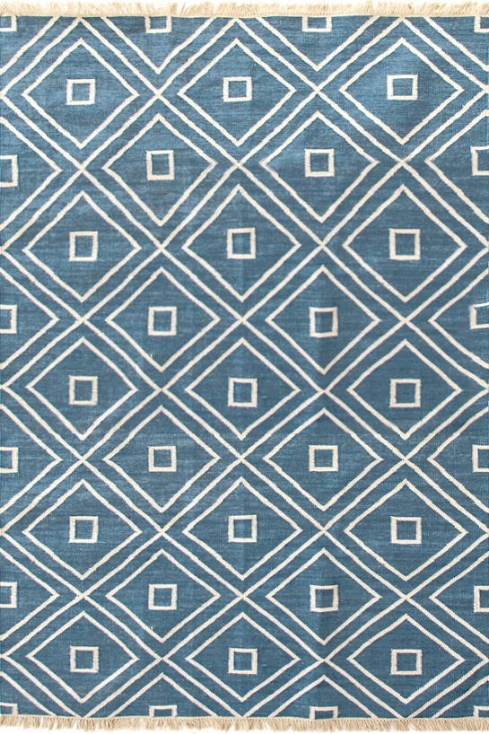 MALI INDIGO INDOOR/OUTDOOR RUG - Runner 2.5x8 - Image 0