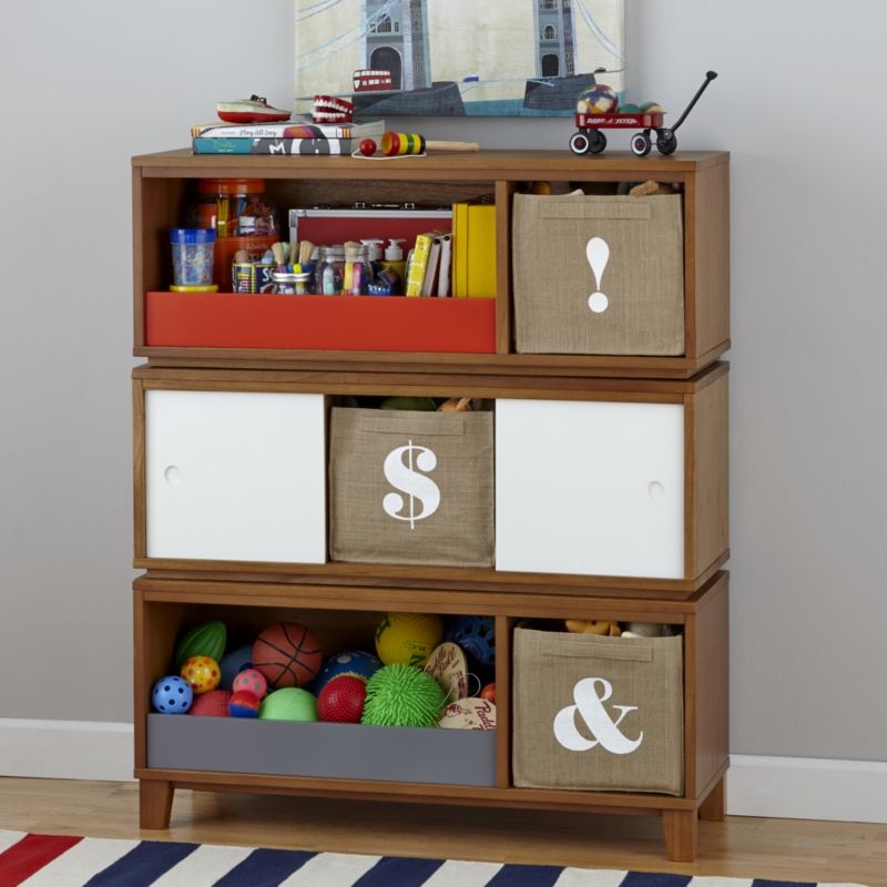 District 3-Cube Wood Stackable Bookcase - Image 4