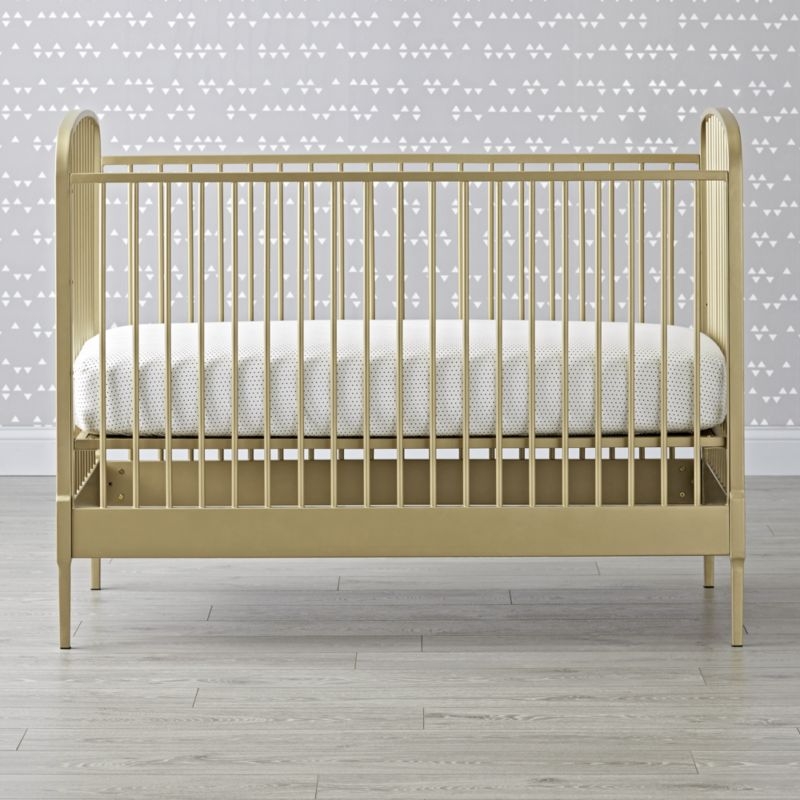 Larkin Gold Metal Crib - Image 1