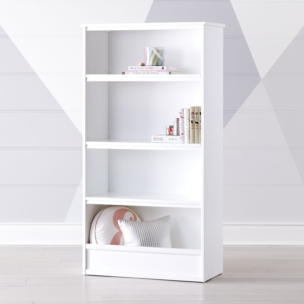 Horizon Tall White Bookcase - Image 0