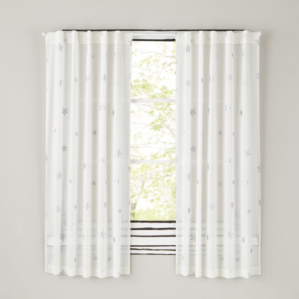 Silver Star 84" Curtain - Image 0