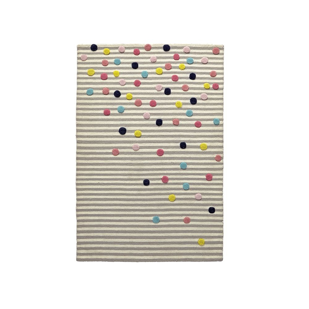 Sprinkles Colorful Stripe Kids Rug 5x8 - Image 0