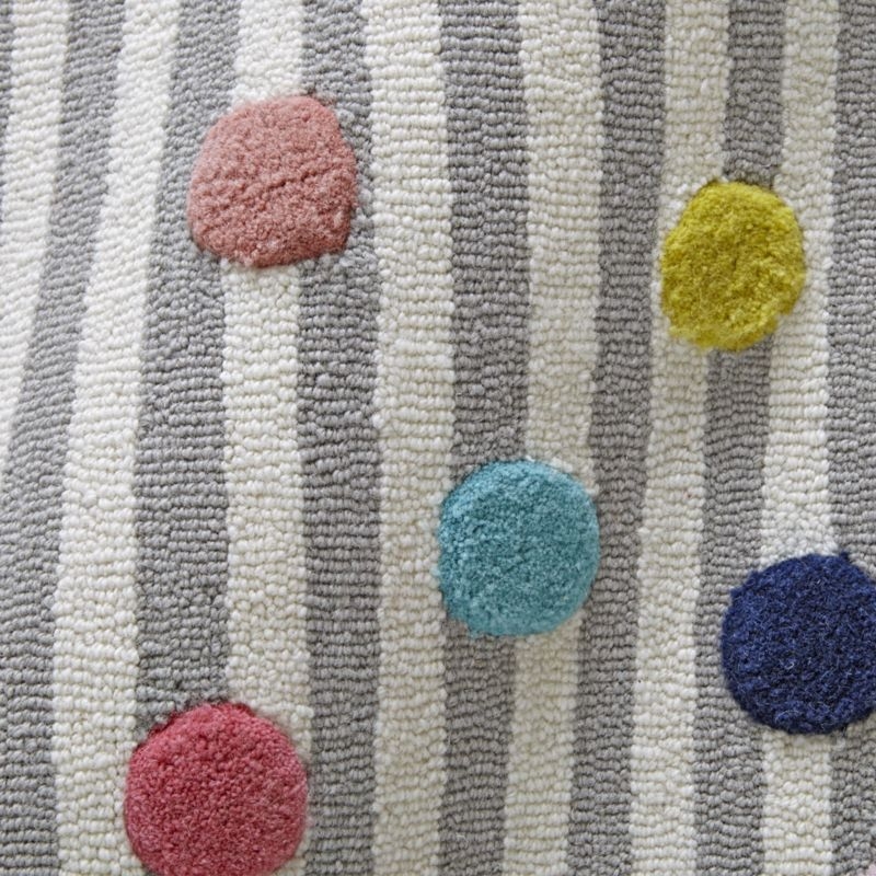 Sprinkles Colorful Stripe Kids Rug 5x8 - Image 2