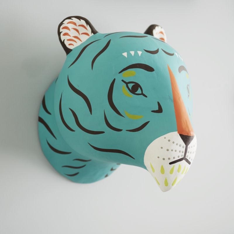 Paper Mache Tiger Head - Image 3