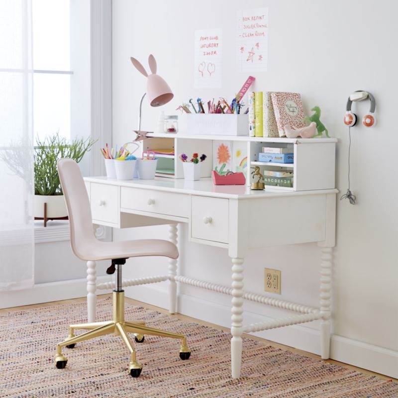Kids Class Act Pink and Gold Desk Chair - Image 5