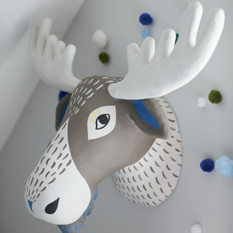 Paper Mache Moose Head - Image 3
