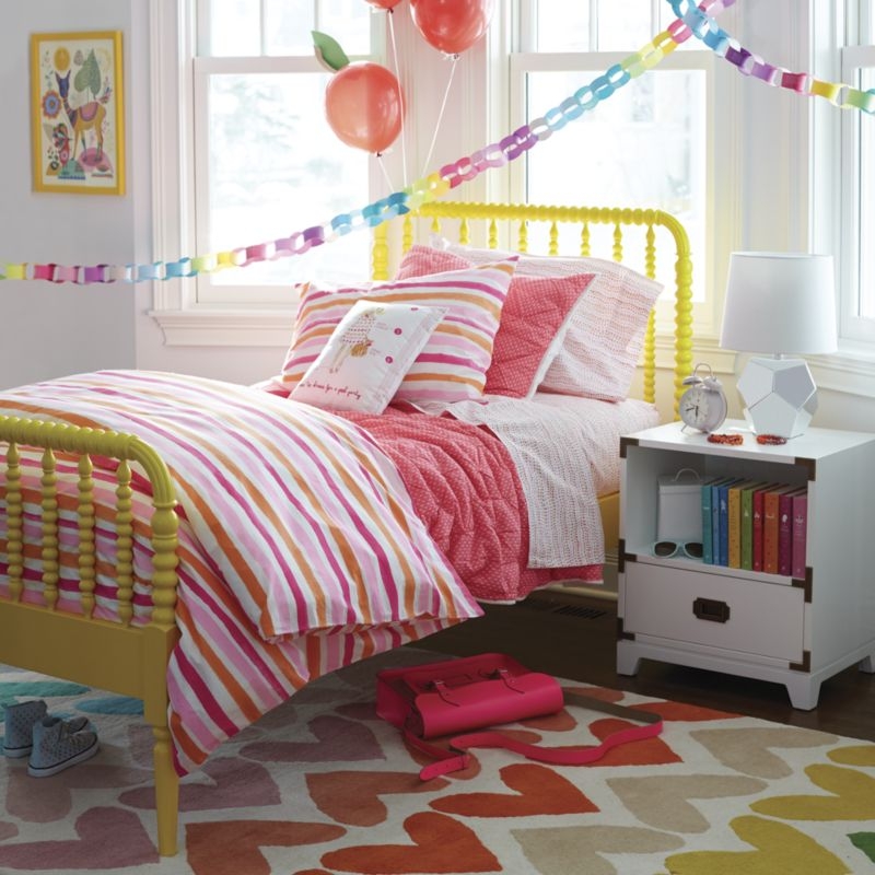 Kids White Campaign Nightstand - Image 5