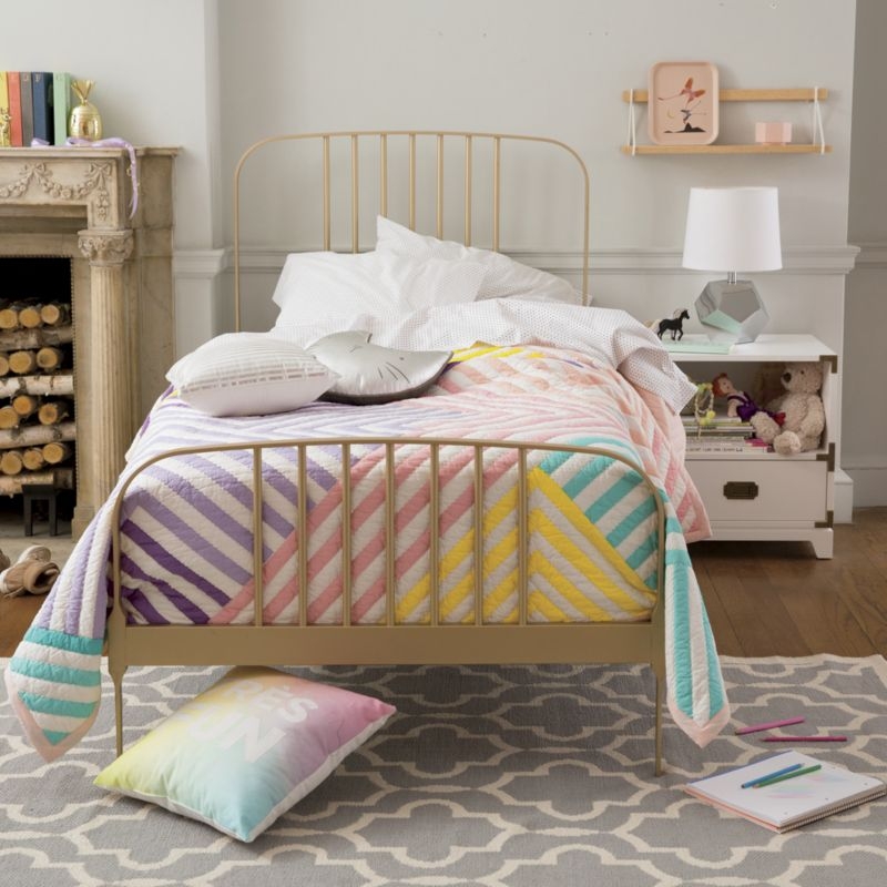 Kids White Campaign Nightstand - Image 6