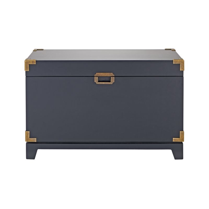 Navy Blue Campaign Toy Box - Image 3