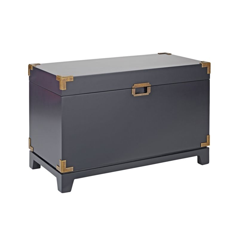 Navy Blue Campaign Toy Box - Image 4