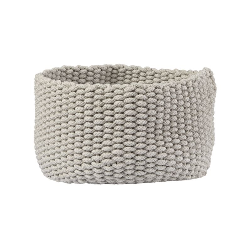 Kneatly Knit Medium Khaki Rope Bin - Image 2