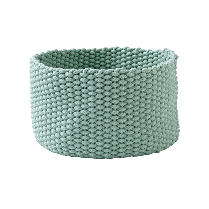 Kneatly Knit Medium Khaki Rope Bin - Image 3