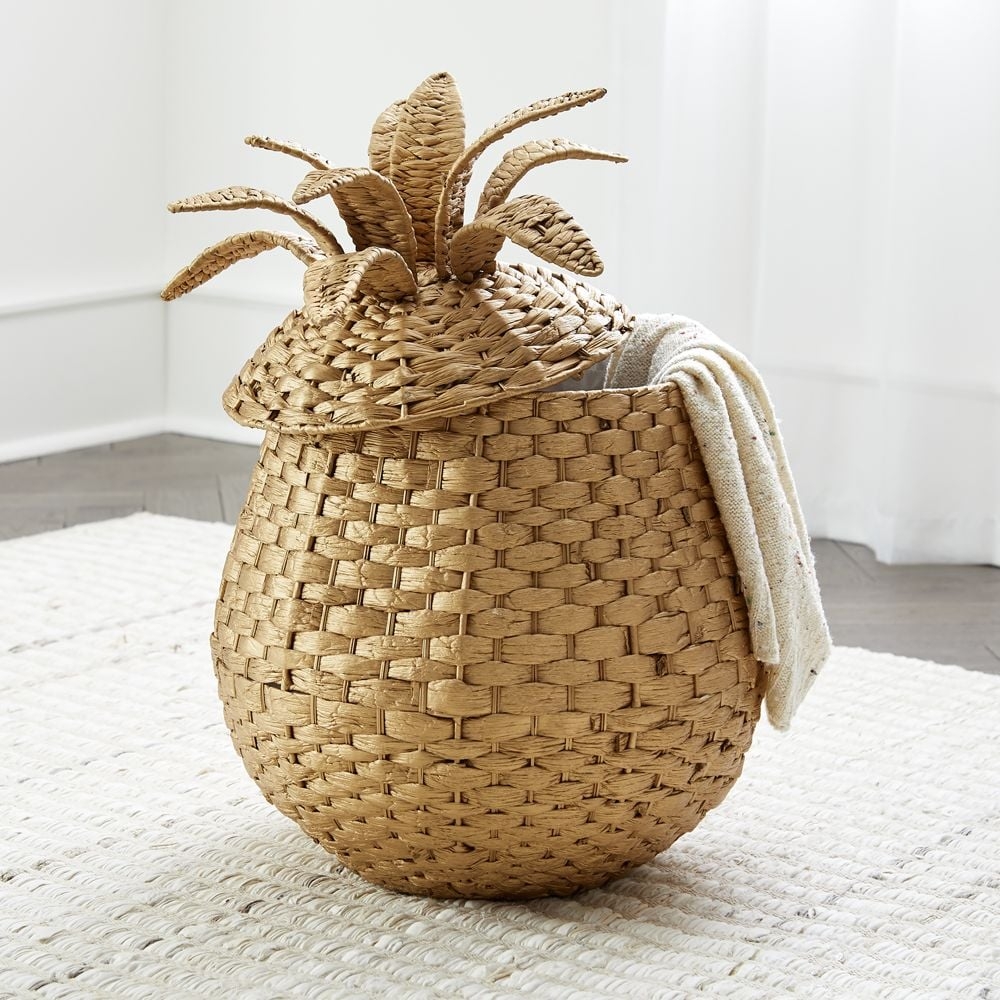 Pineapple Floor Basket - Image 0