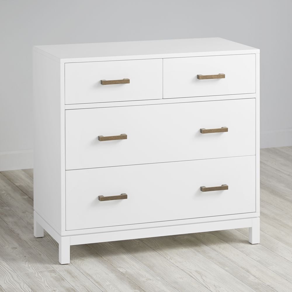 Kids Parke White 4-Drawer Chest - Image 0