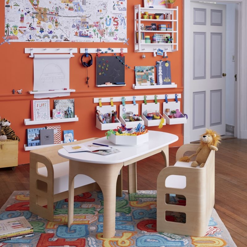 Beaumont White Wall Rack - Image 5