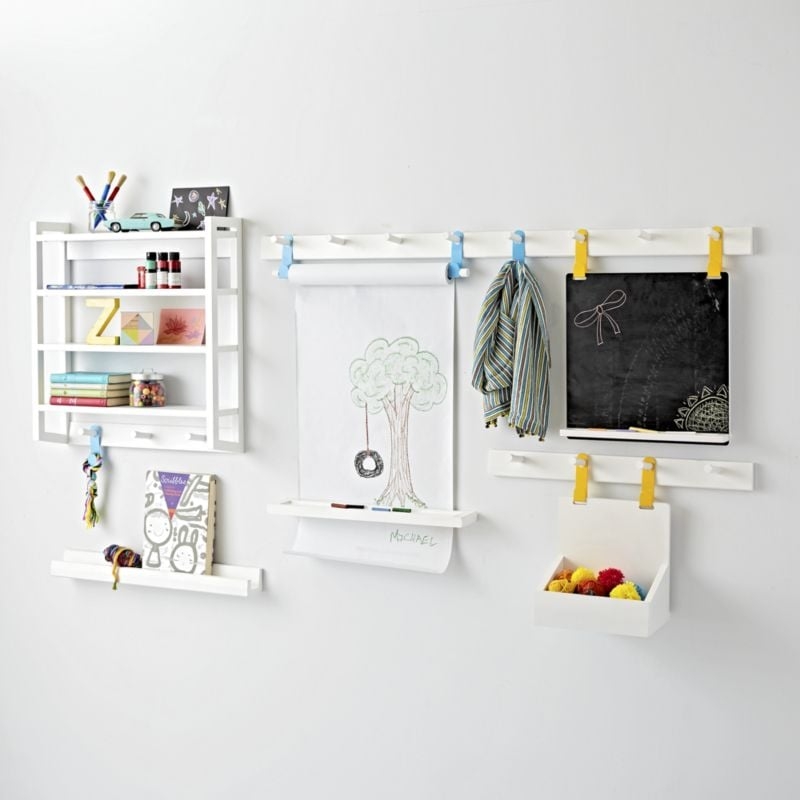 Beaumont White Wall Rack - Image 6