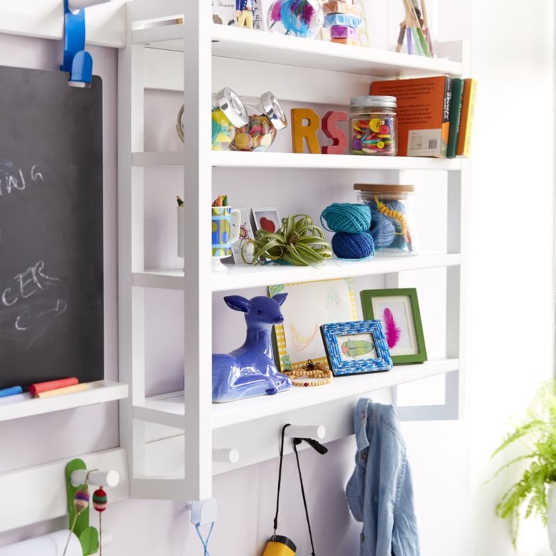 Beaumont White Wall Rack - Image 8