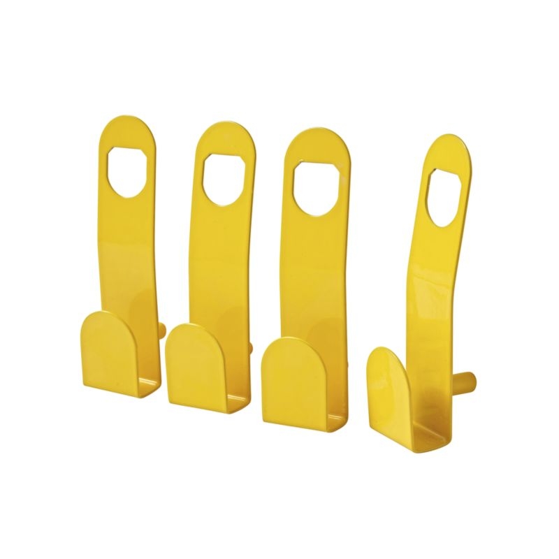 Beaumont Yellow Hooks, Set of 4 - Image 9