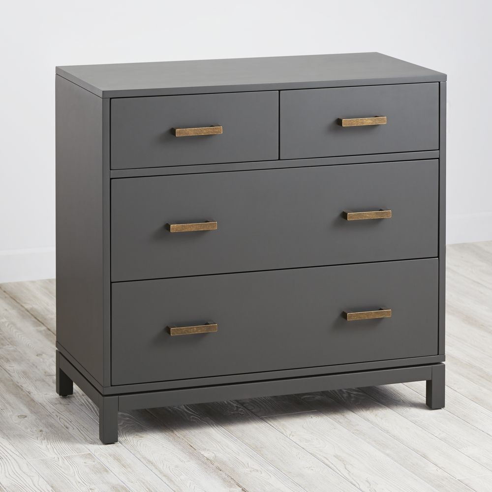 Kids Parke Charcoal 4-Drawer Chest - Image 0