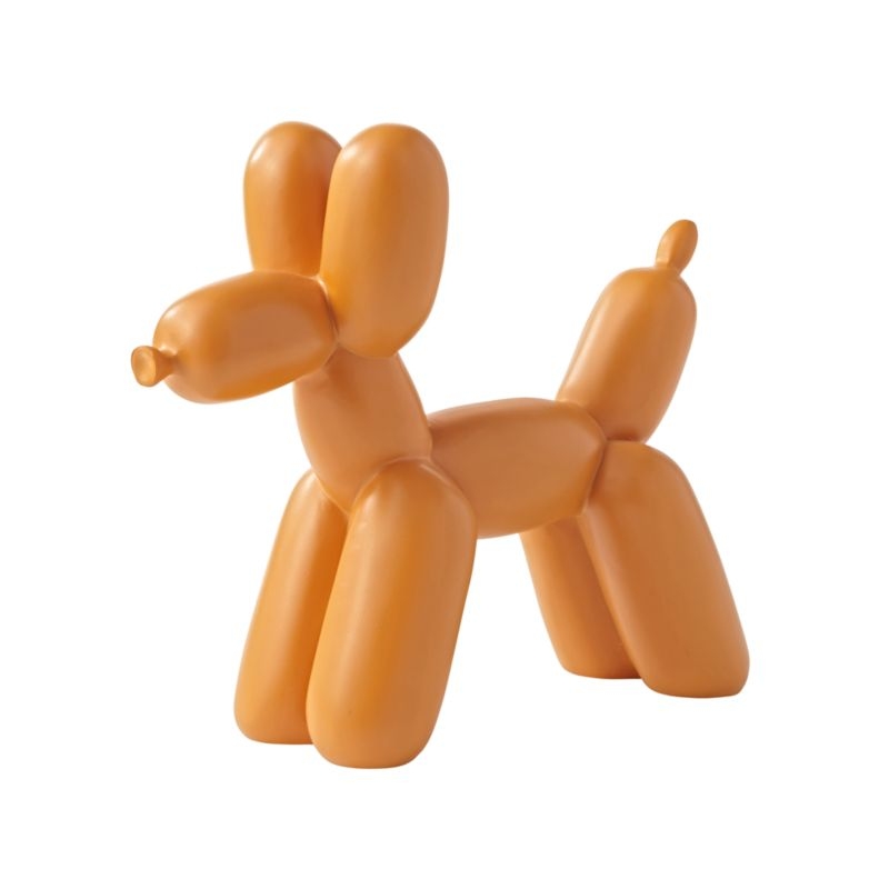 Orange Dog Balloon Animal Bookend - Image 2