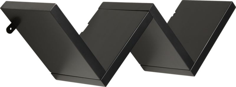 Origami Black Wall Shelf - Image 1