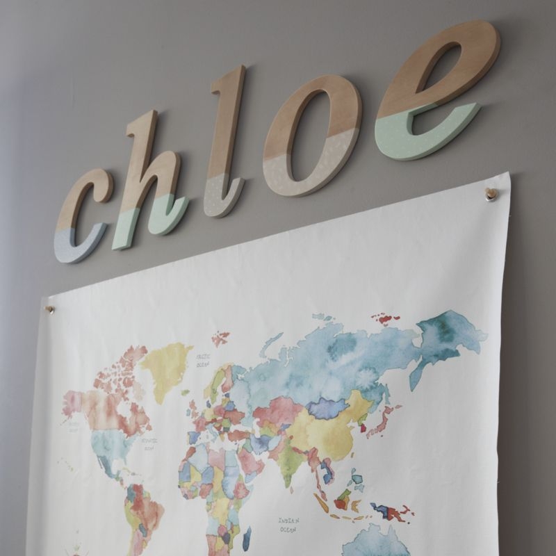 Watercolor World Map Banner - Image 4