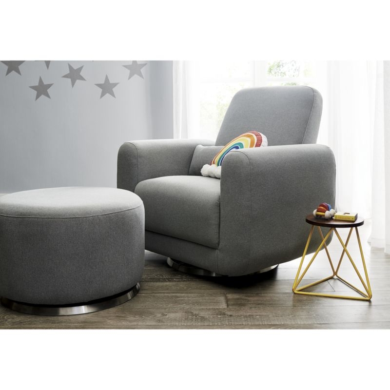 Babyletto Tuba Swivel Glider Chair and a Half - Image 2