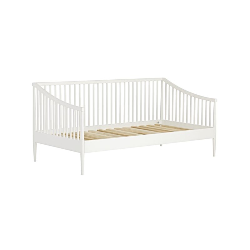 Hampshire Spindle White Wood Kids Daybed - Image 5