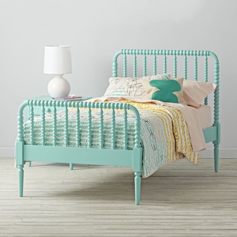 Jenny Lind Teal Full Bed - Image 1