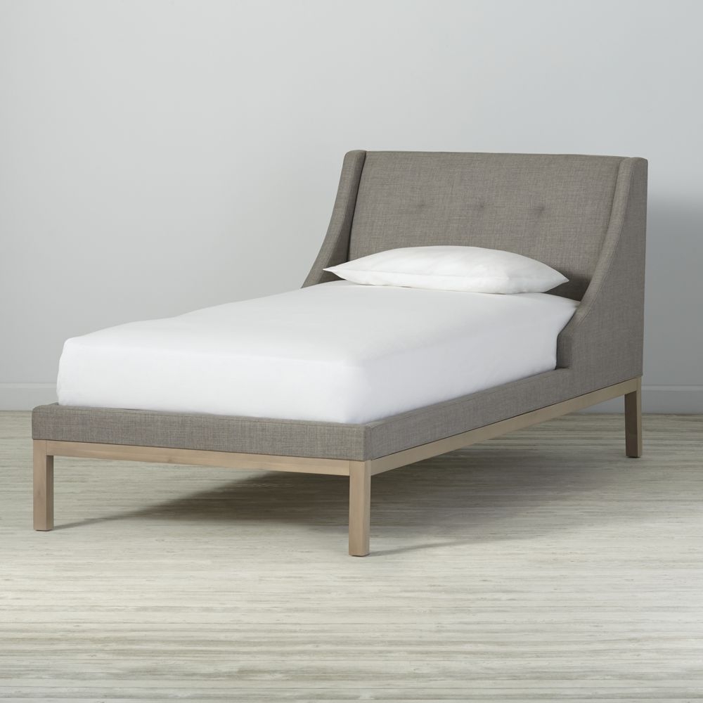 Gallery Grey Twin Wing Bed - Image 0