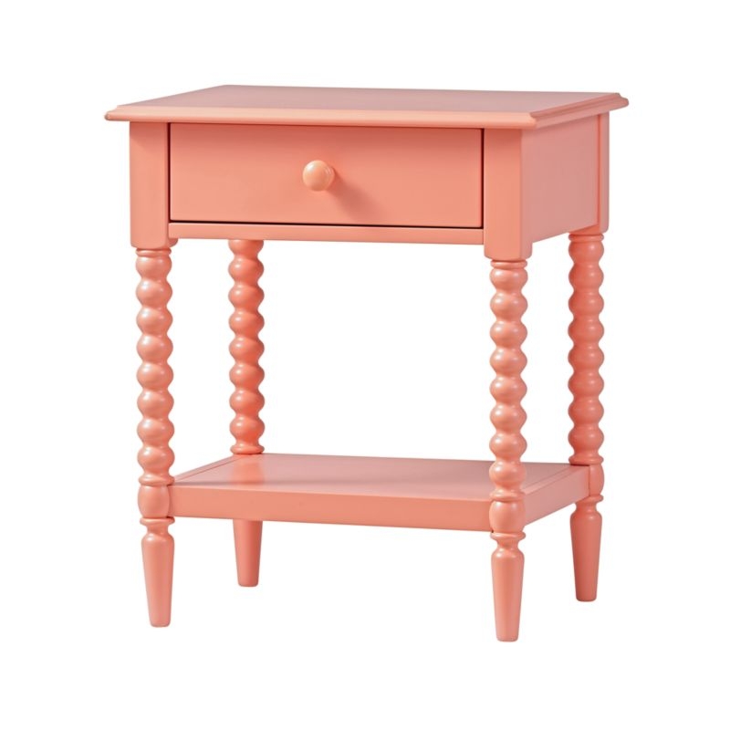 Kids Jenny Lind Coral Nightstand - Image 3