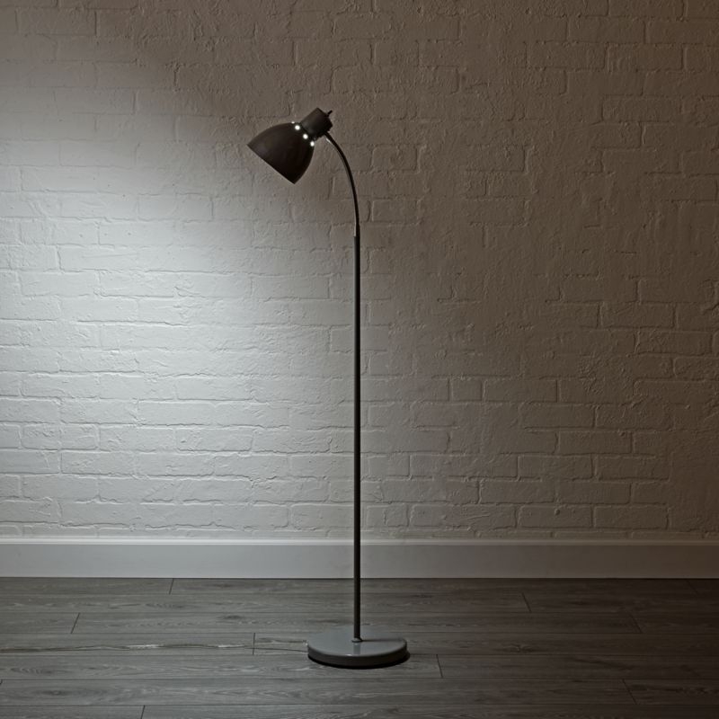 Grey Adjustable Floor Lamp - Image 1